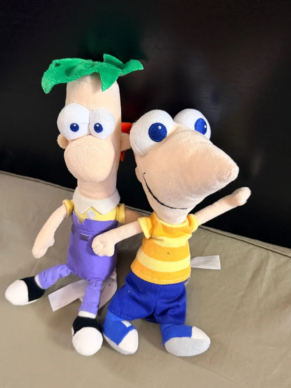Disney Phineas & Ferb Plush Set - Orange, Purple, Green, Blue
